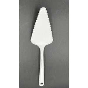 Vtg Copco White Melamine Pie Cake Server Serverware USA Dishwasher Safe Serrated